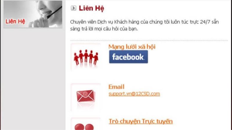 Lợi ích của việc liên hệ với 12bet
